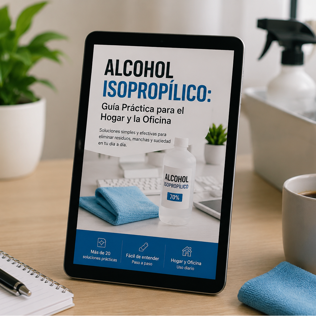 Alcohol Isopropílico en Casa: 50+ Usos Prácticos y Seguros — Guía Digital